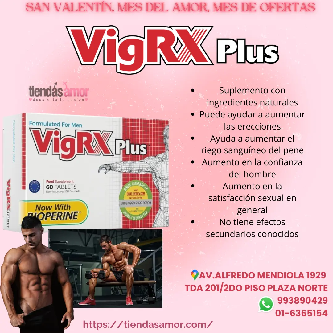 VIGRX PLUS TIENDAS AMOR - TIENDAS AMOR