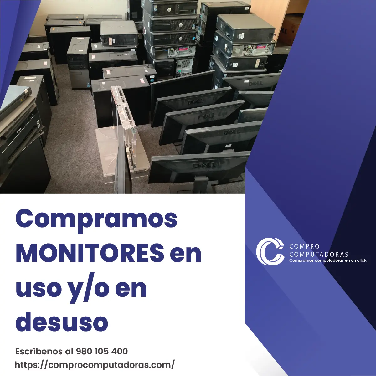 TIENES MONITORES LO COMPRAMOS 