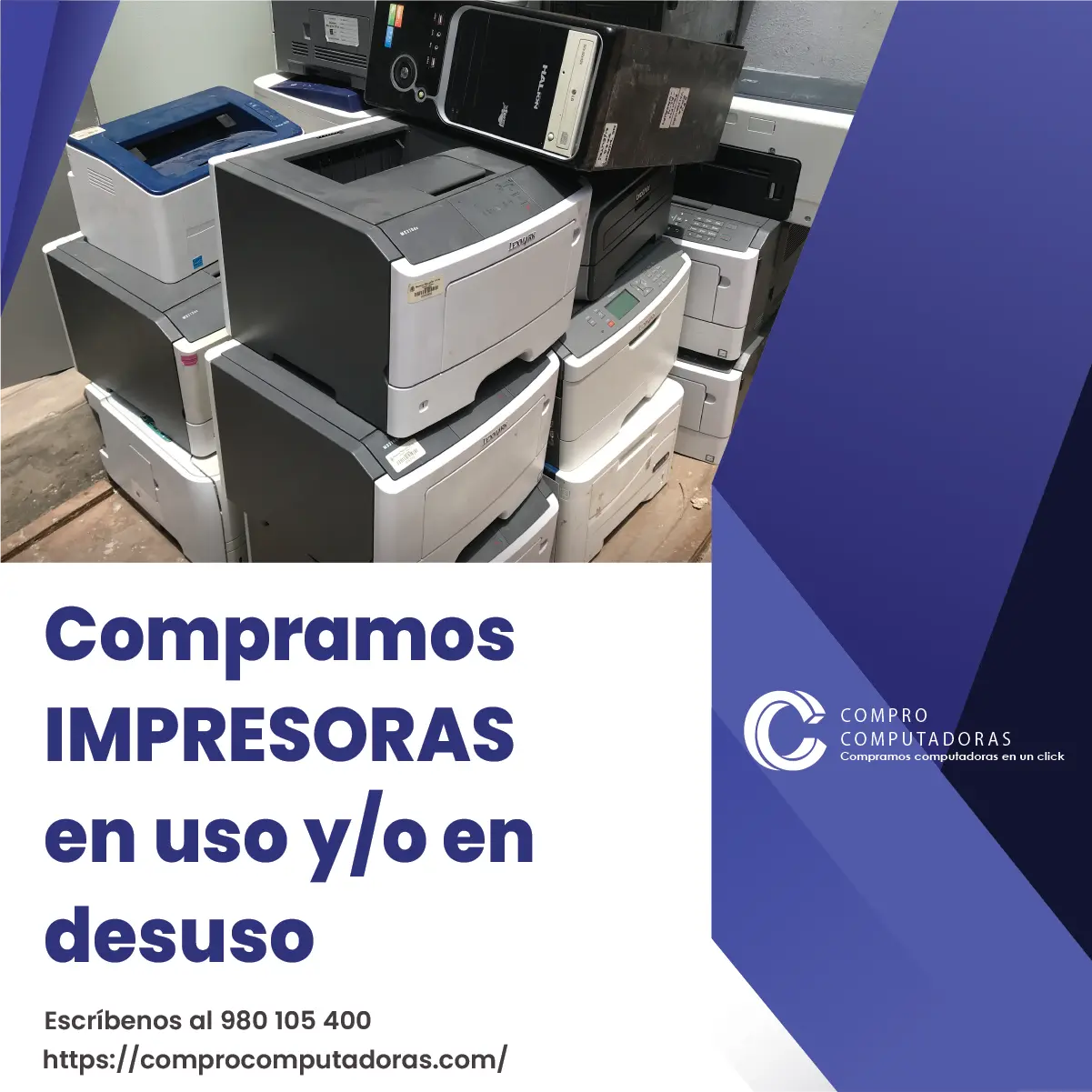 TIENES IMPRESORAS VIEJAS LO COMPRAMOS 