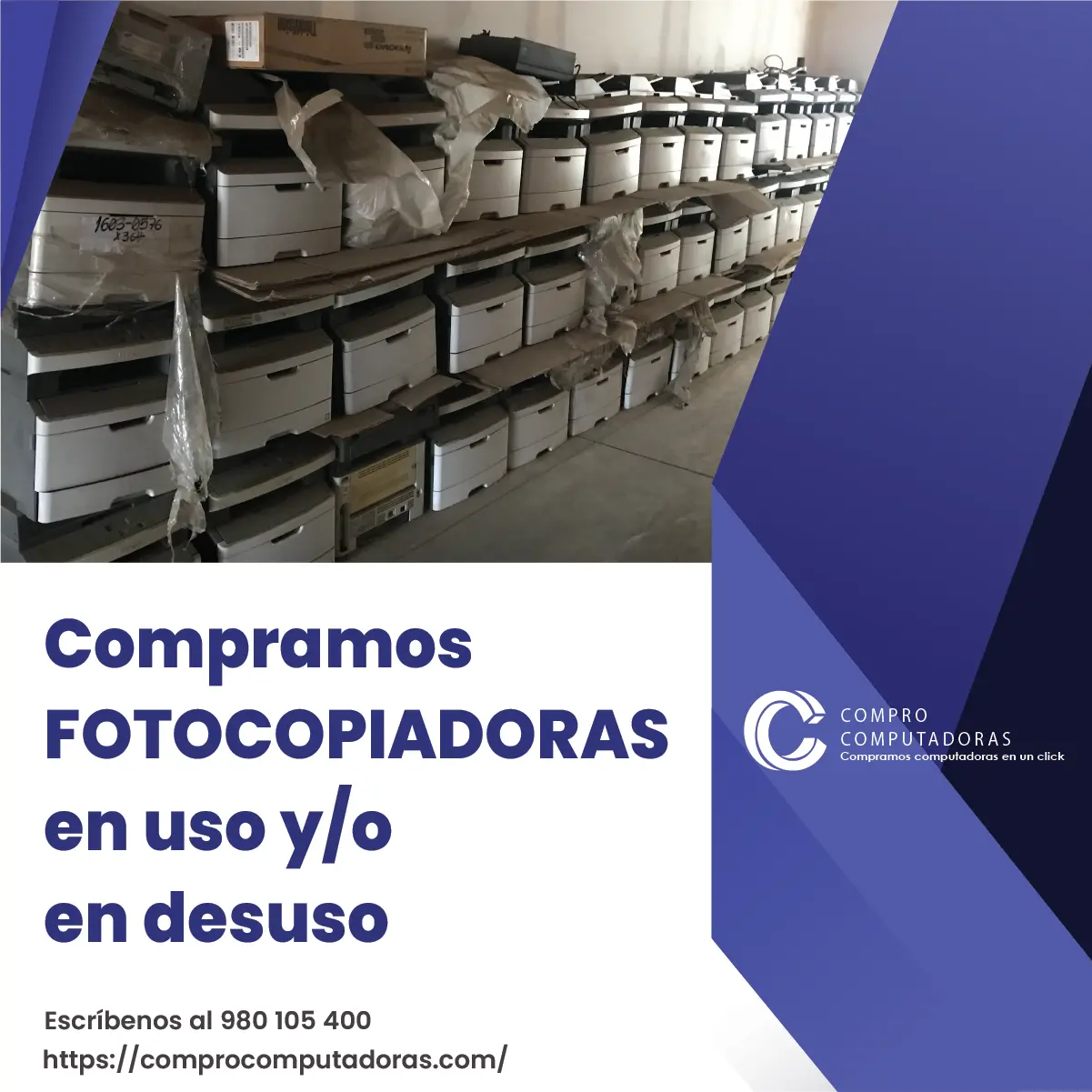 TIENES FOTOCOPIADORAS LO COMPRAMOS 