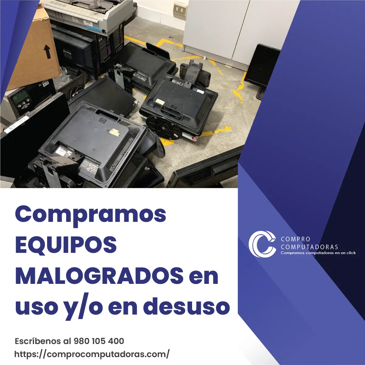 TIENES EQUIPOS MALOGRADOS LO COMPRAMOS 