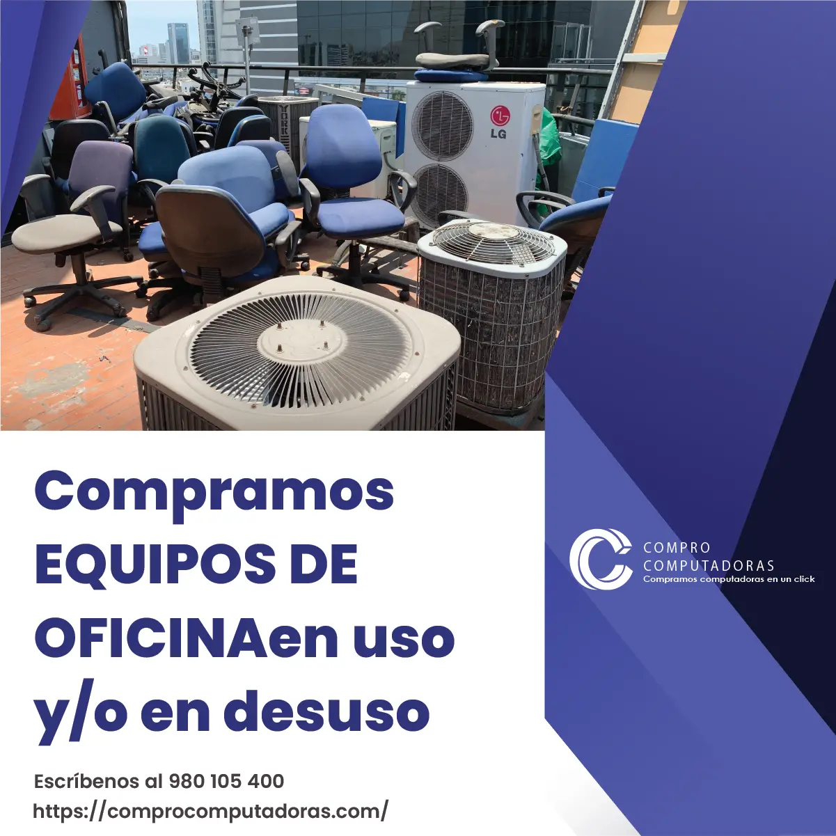 TIENES EQUIPOS DE OFICINA LO COMPRAMOS 