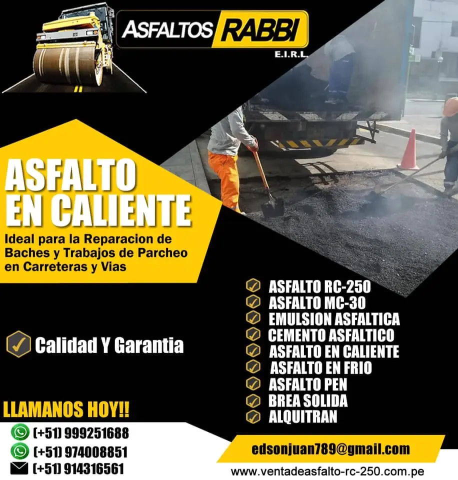 PROFECIONAL EN PROVEER PEGAMENTO ASFALTICO PEN 85 100 BREA