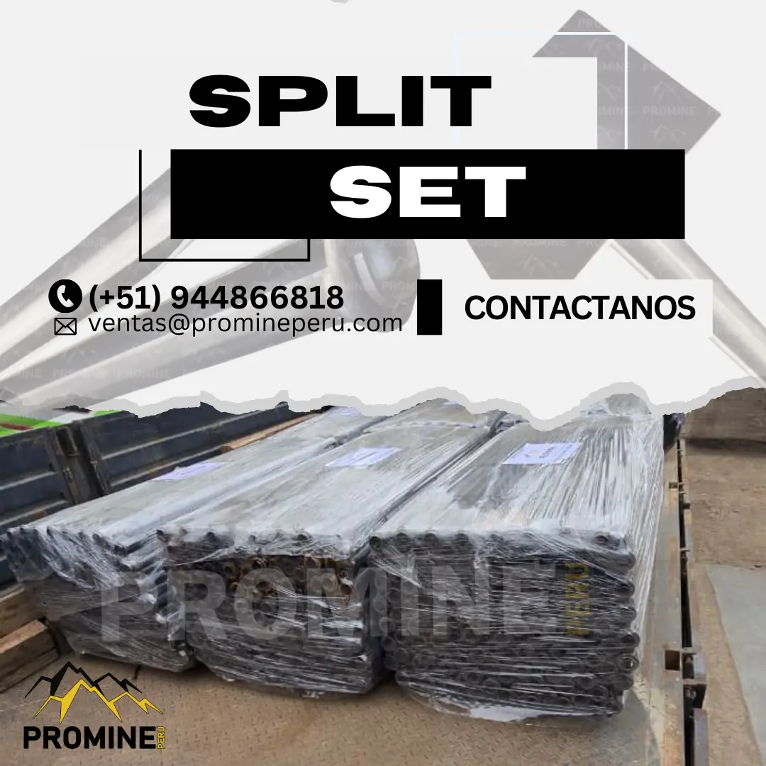 SPLIT SET - PERNO ANCLAJE - SOSTENIMIENTO MINERO