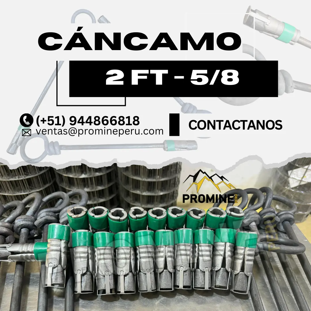 Cáncamo Minero 2FT - 5 8 Anclaje expansivo