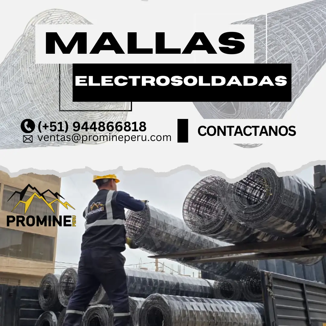 Malla Electrosoldada Sostenimiento minero