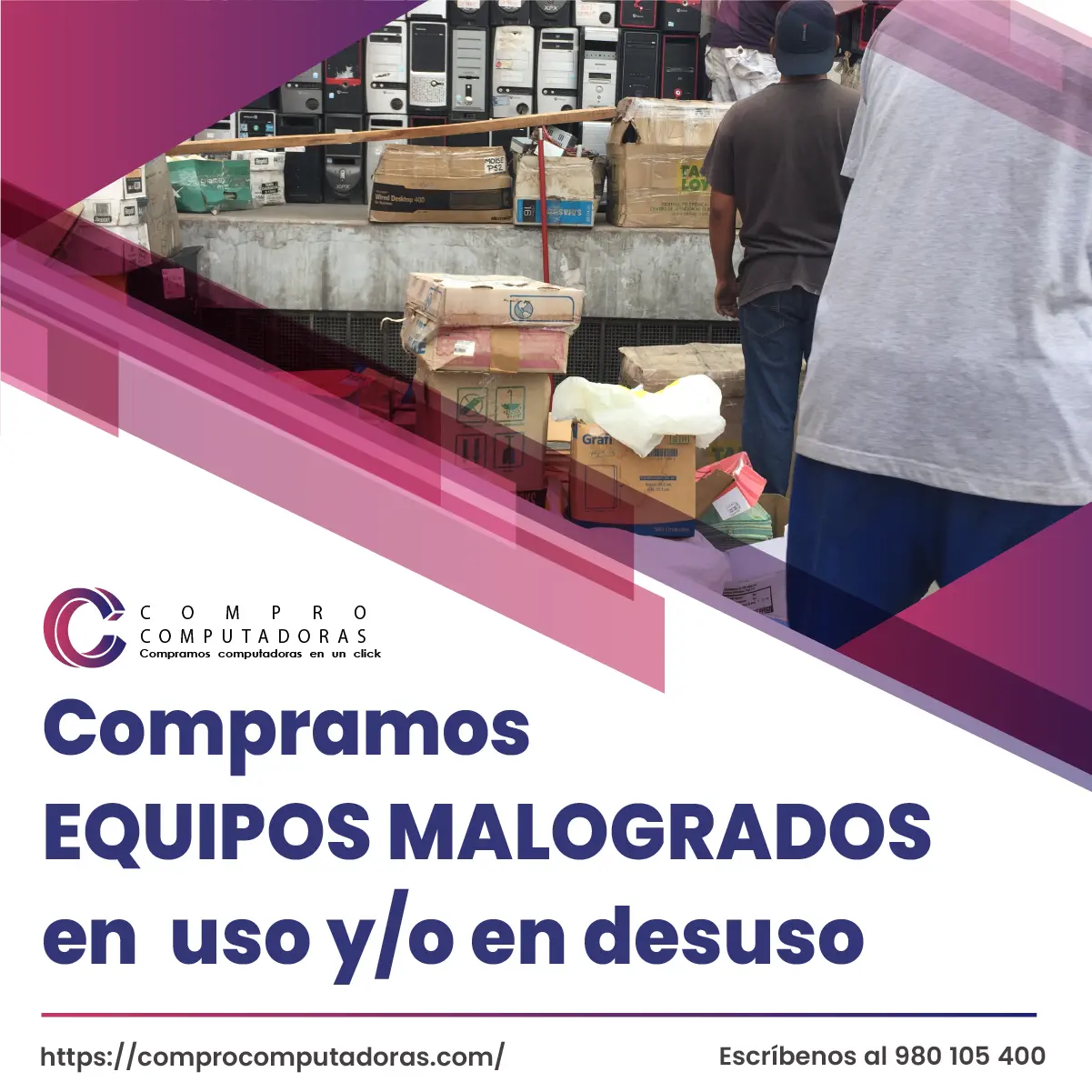 TIENES EQUIPOS MALOGRADOS LO COMPRAMOS 