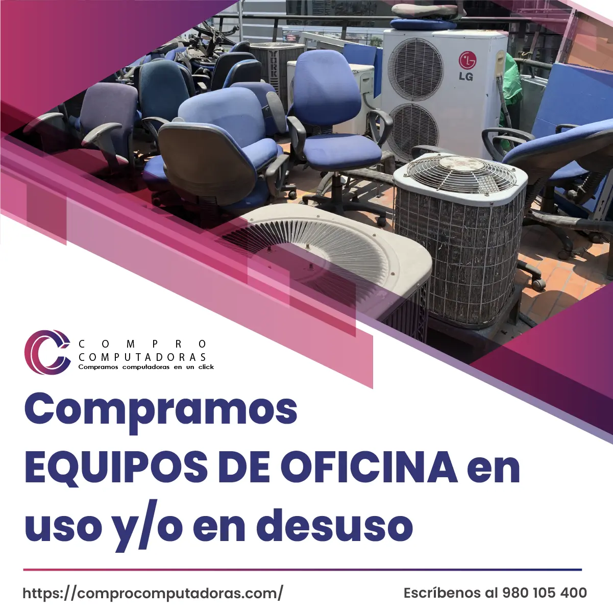 TIENES EQUIPOS DE OFICINA LO COMPRAMOS 