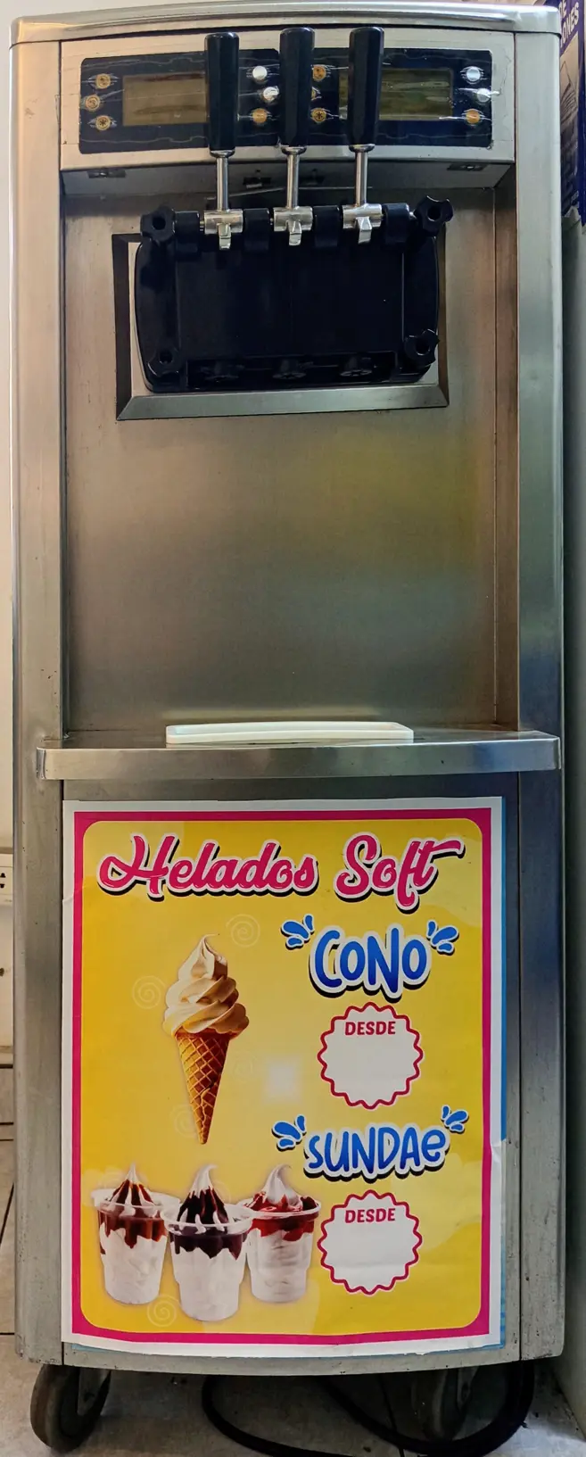 Máquina de helados soft 