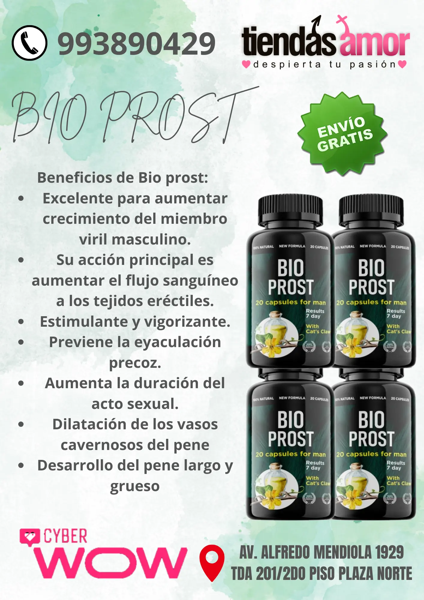 BIO PROST - CURA LA PORSTATIS TIENDAS AMOR