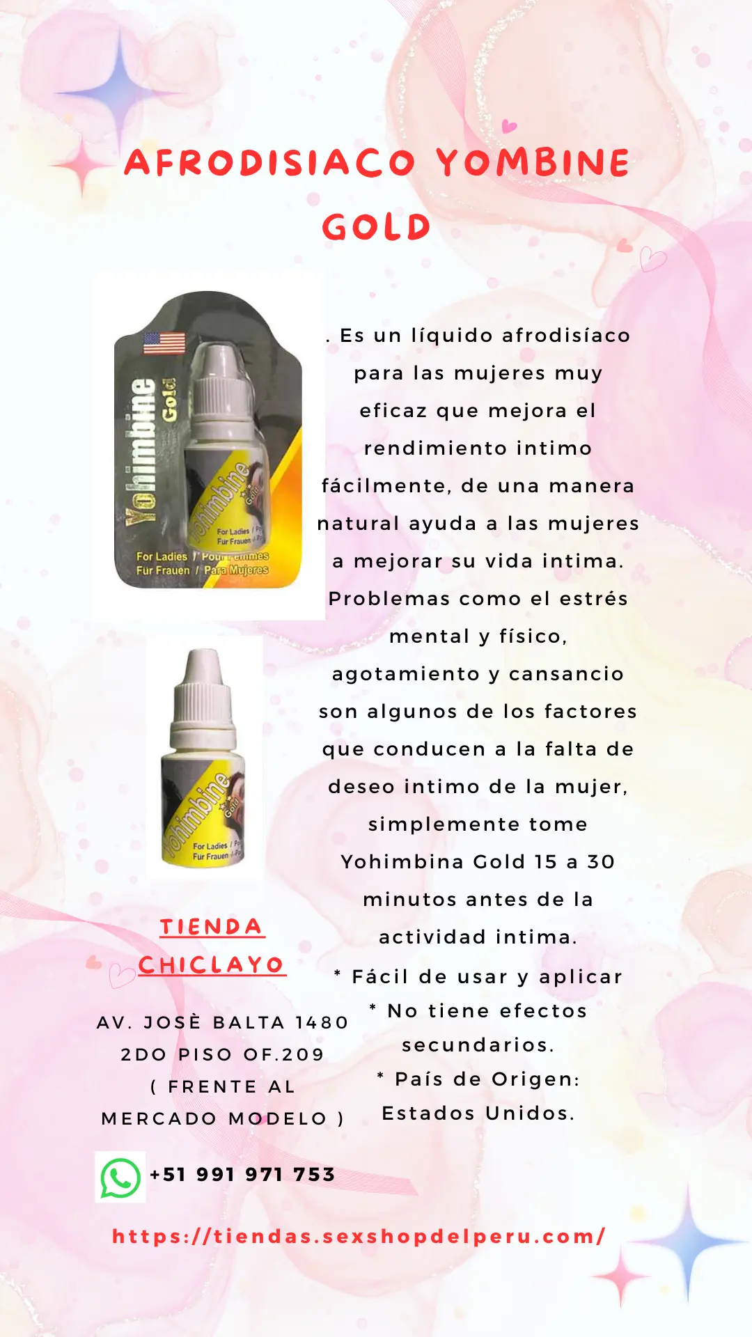 AFRODISIACO YOMBINE GOLD