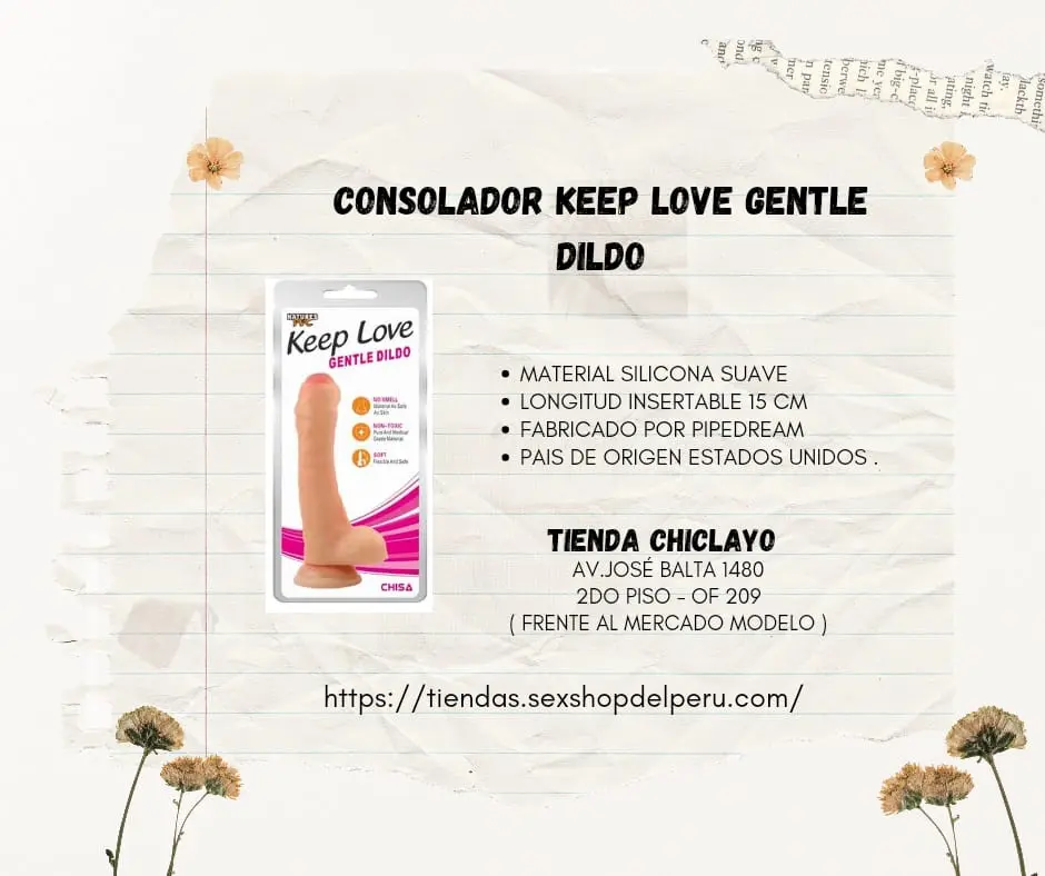 CONSOLADOR KEEP LOVE GENTLE DILDO