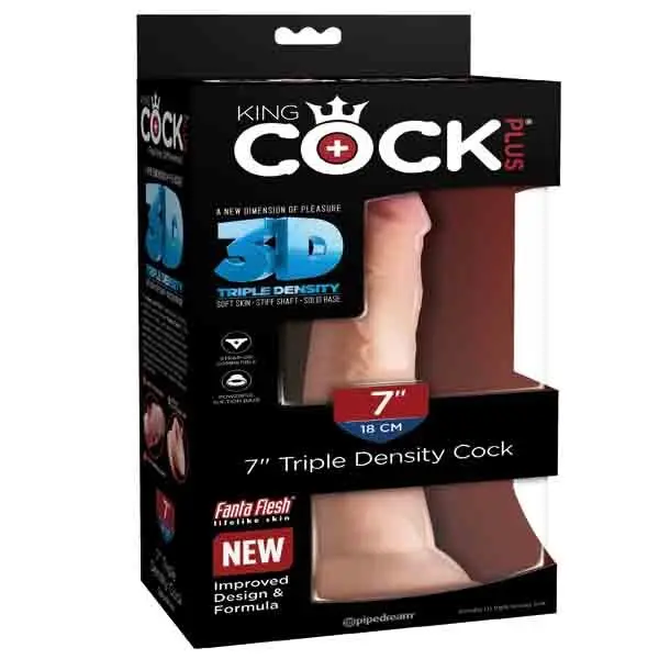  A-CONSOLADOR KING COCK PLUS 7 TRIPLE DENSIDAD