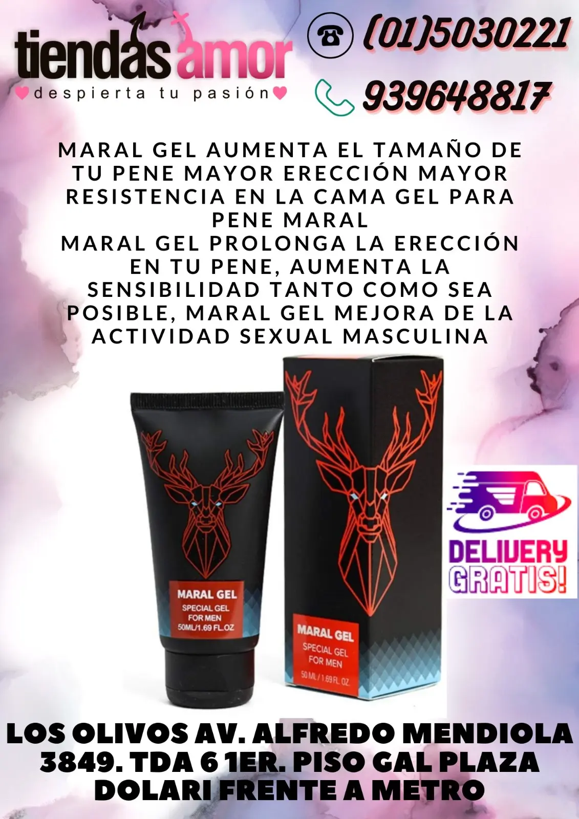 MARAL GEL - UAMNETA LA POTENCIA Y DESARROLLO DE TU PENE SEXS