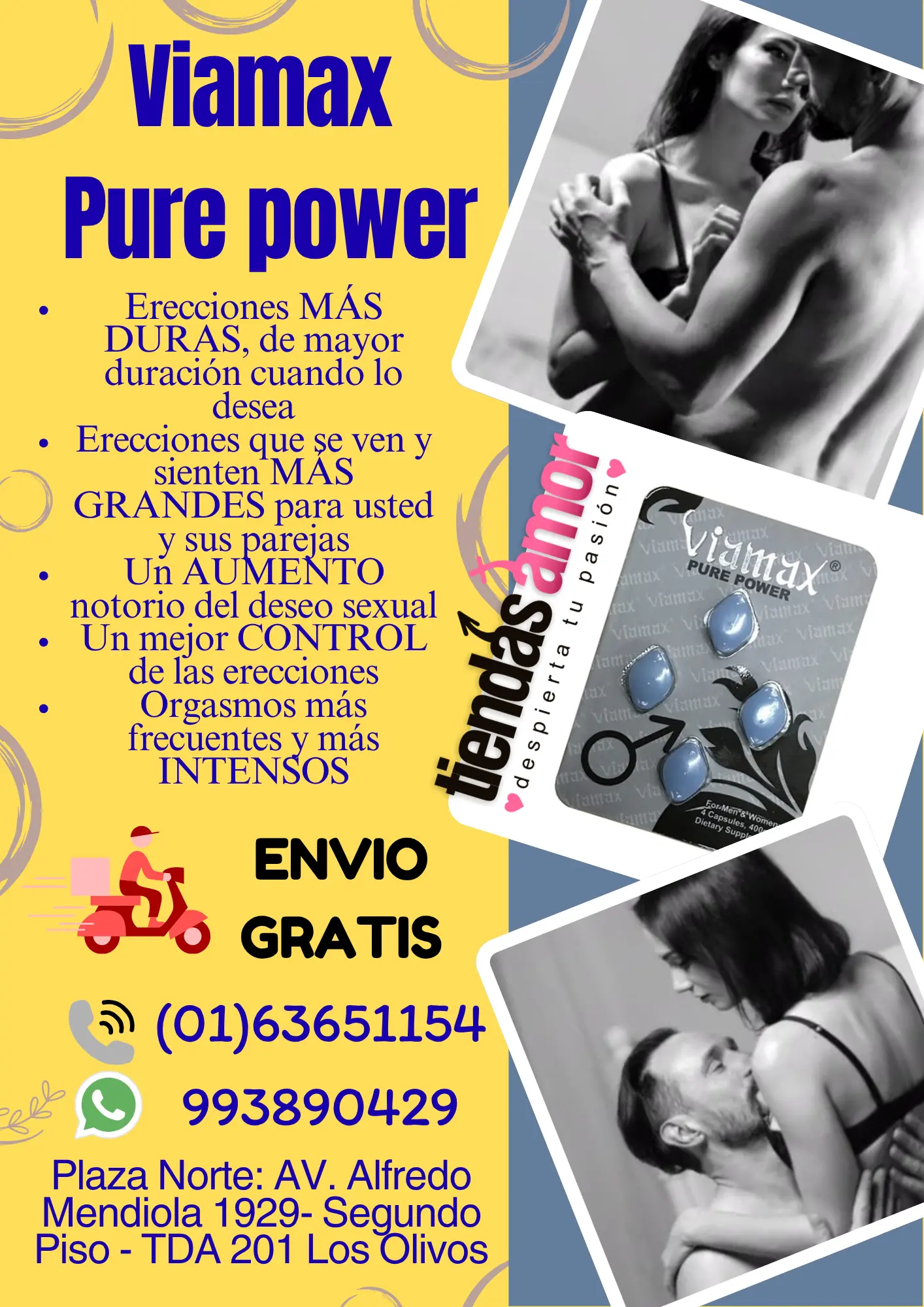 VIAMAX PURE POWER IENDAS AMOR SEXSHOP