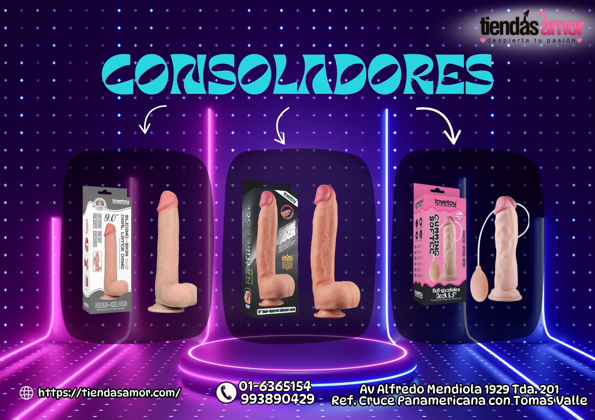 CONSOLADORR DILDO ULTRA TIENDAS AMOR 