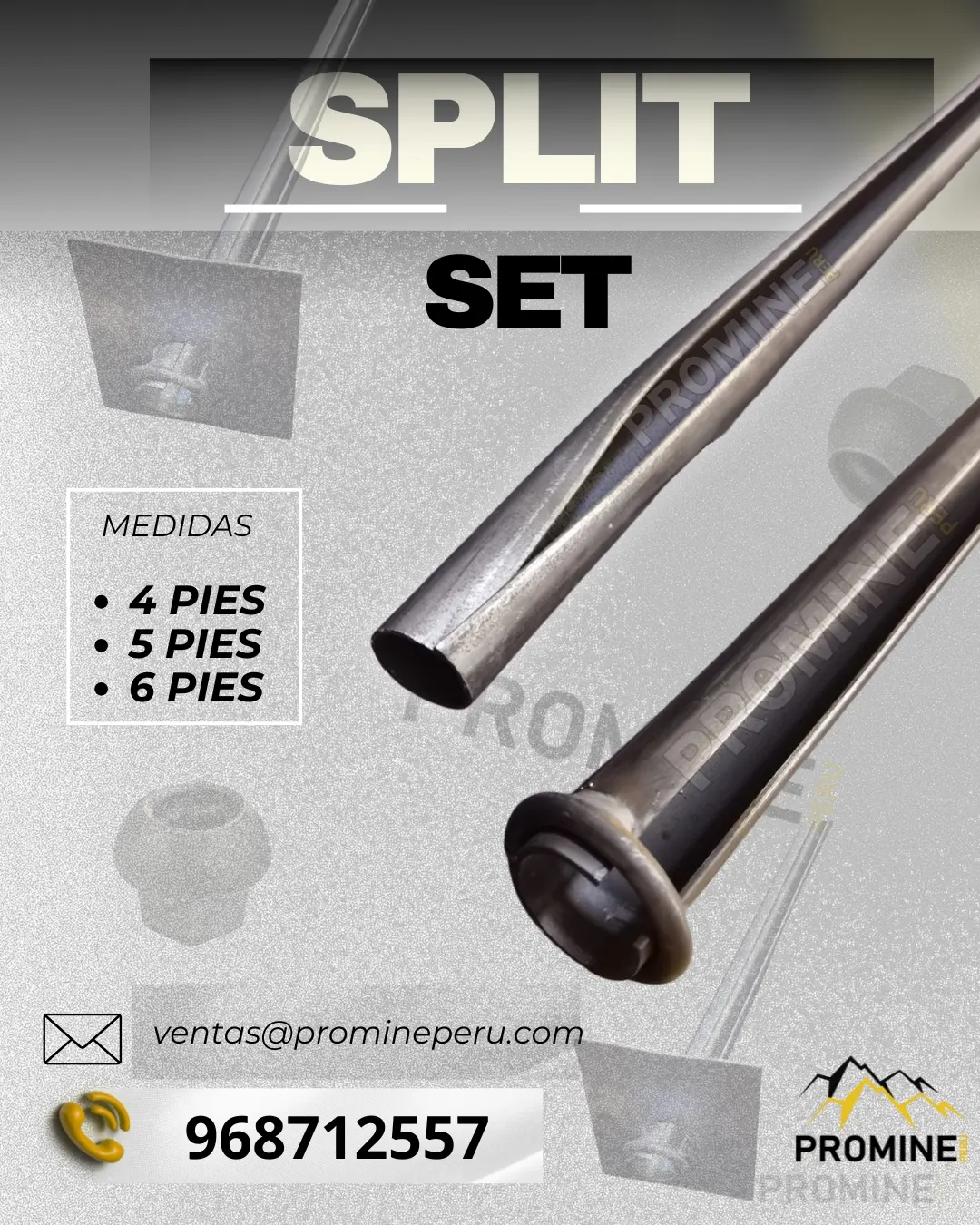 SPLIT SET DE SOSTENIMIENTO-PROMINE PERU