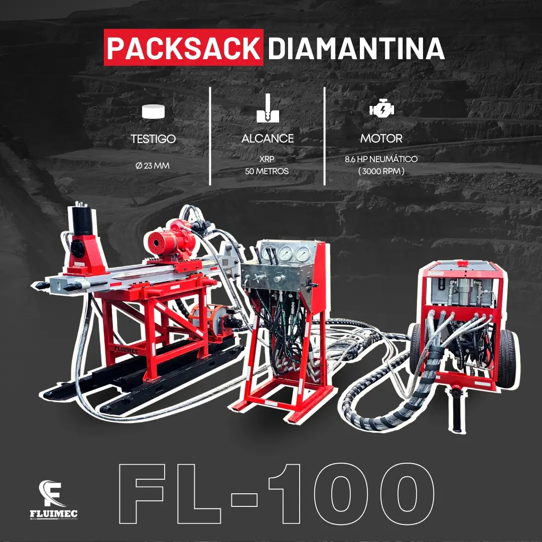  PACKSACK DIAMANTINA FL100 equipo para industria minera 