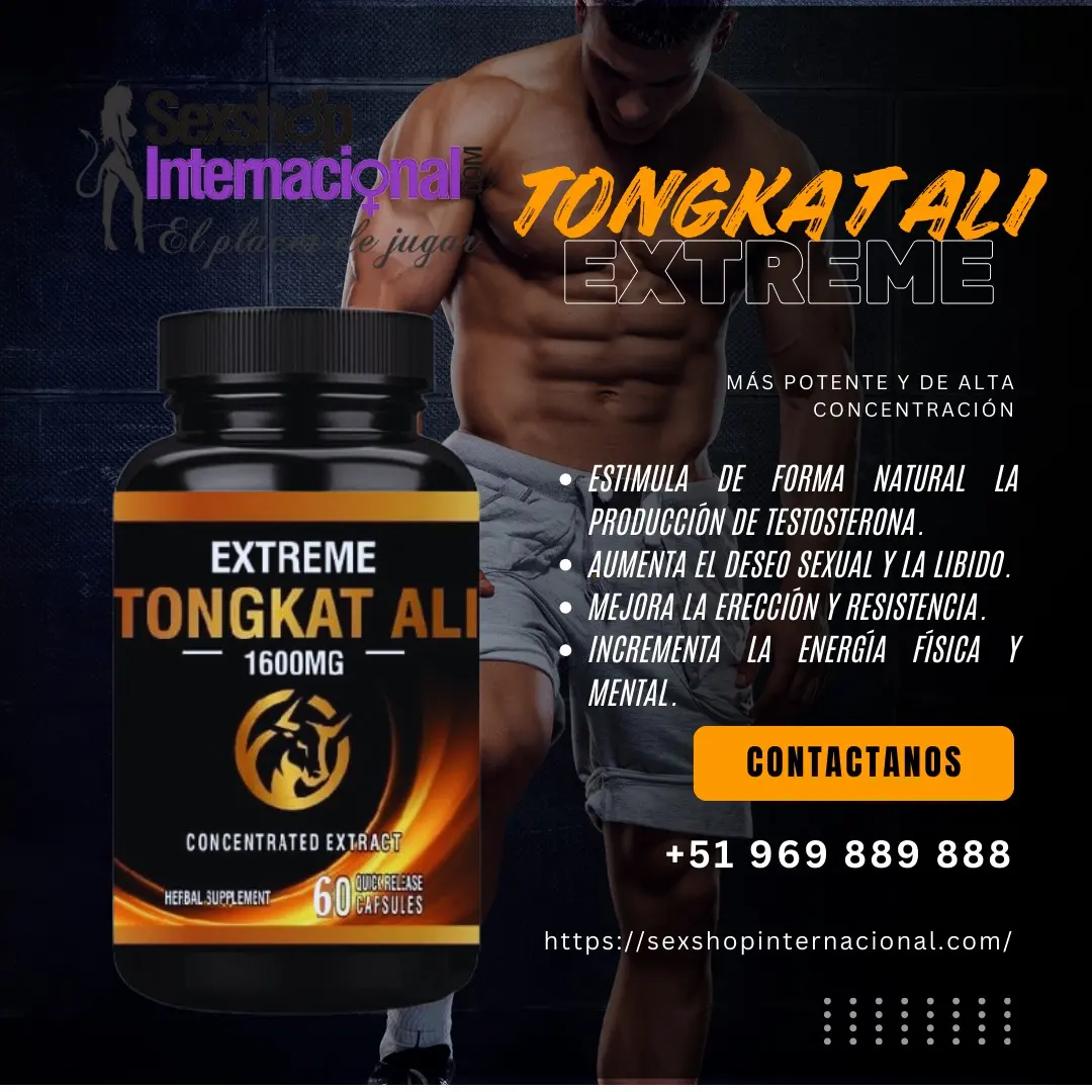  Máxima potencia y testosterona natural con Tongkat Ali Extr
