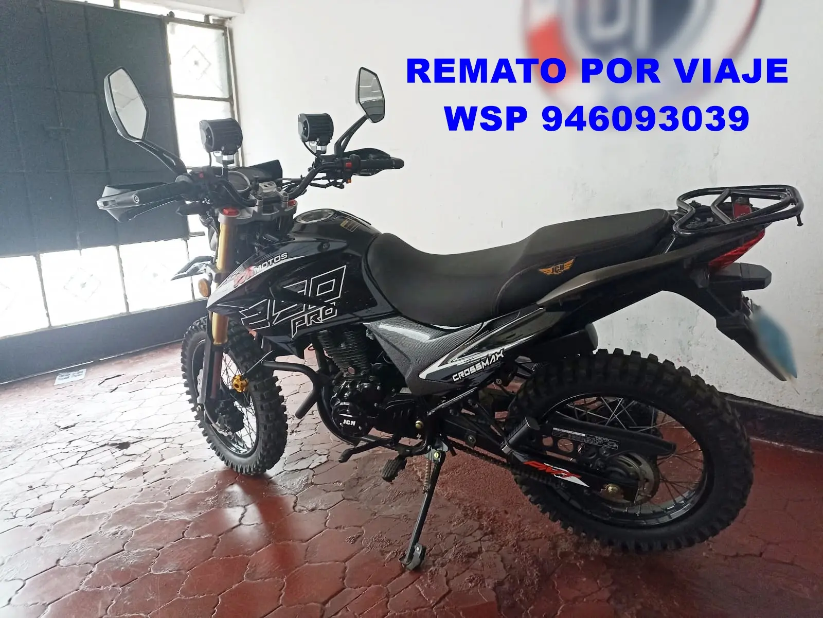 REMATO POR VIAJE MOTO JCH cross max 250 pro PRECIO DE REMATE