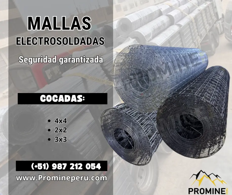 Malla Electrosoldada 3x3 y 4x4 Precisión y Seguridad