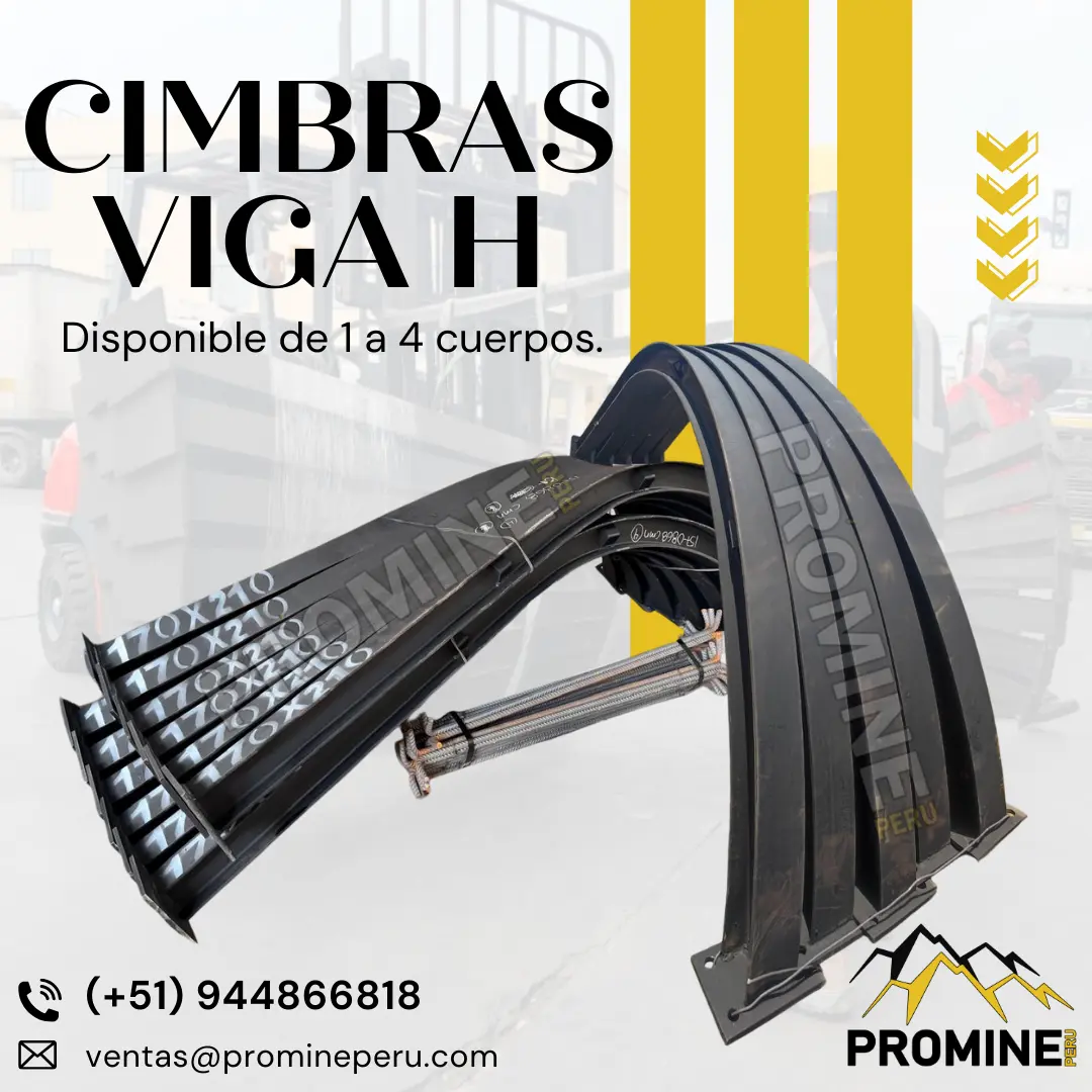 Cimbra Metálica estructural túnel Interiores