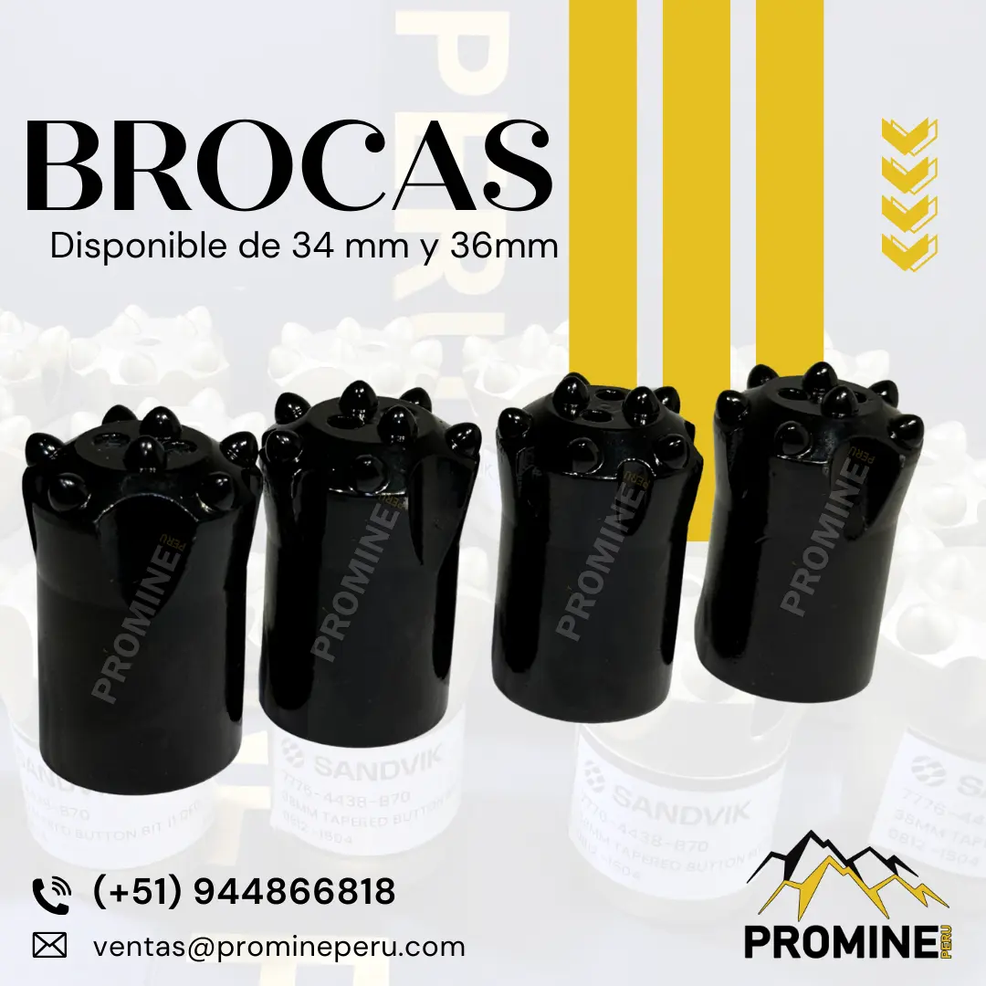 Broca Alternativa 34mm 36mm Sostenimiento