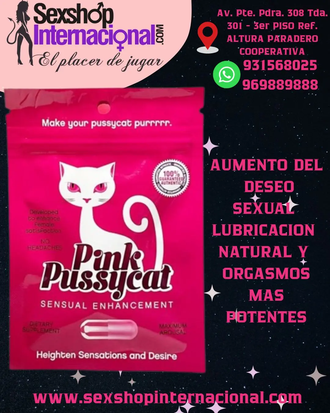 pink pussycat sexshop - tiendas amor 