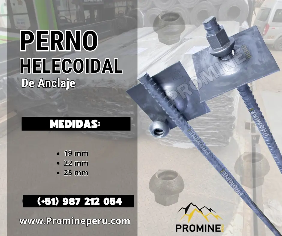 Perno Helicoidal Fijación Robusta