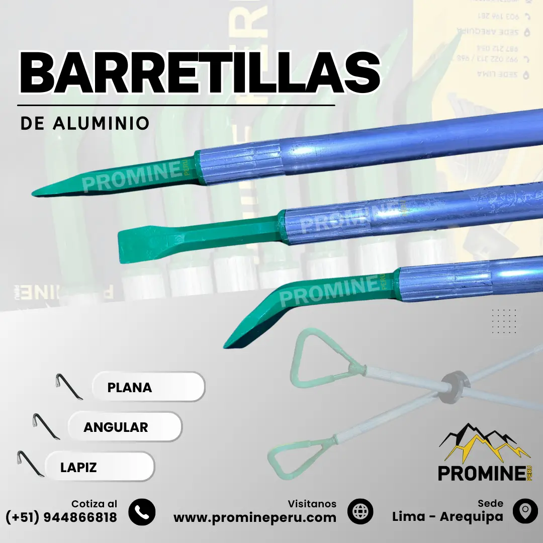Barretilla de Aluminio Desquinchador Minero Herramienta 
