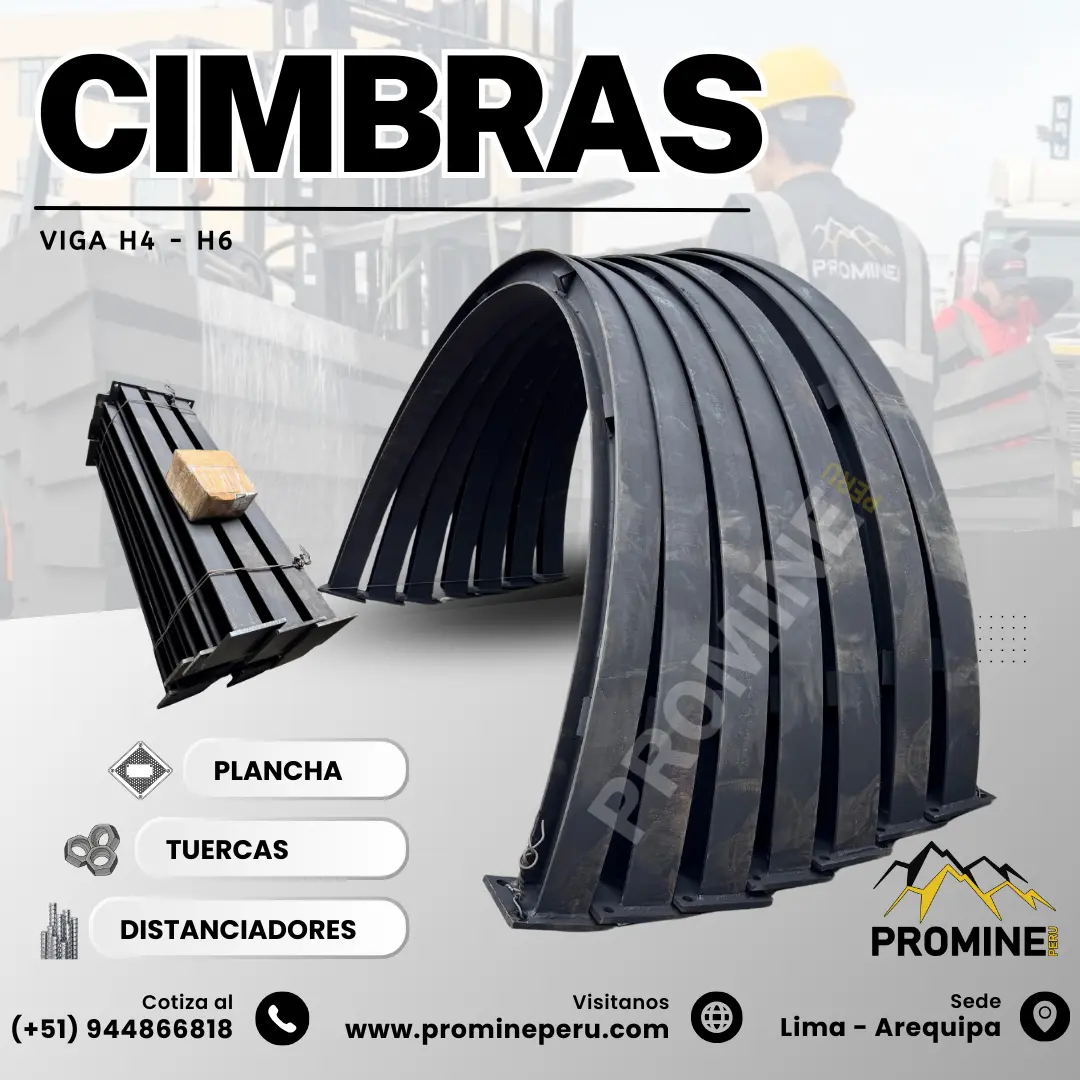 Cimbra Metálica Arco para Mina Estructura 