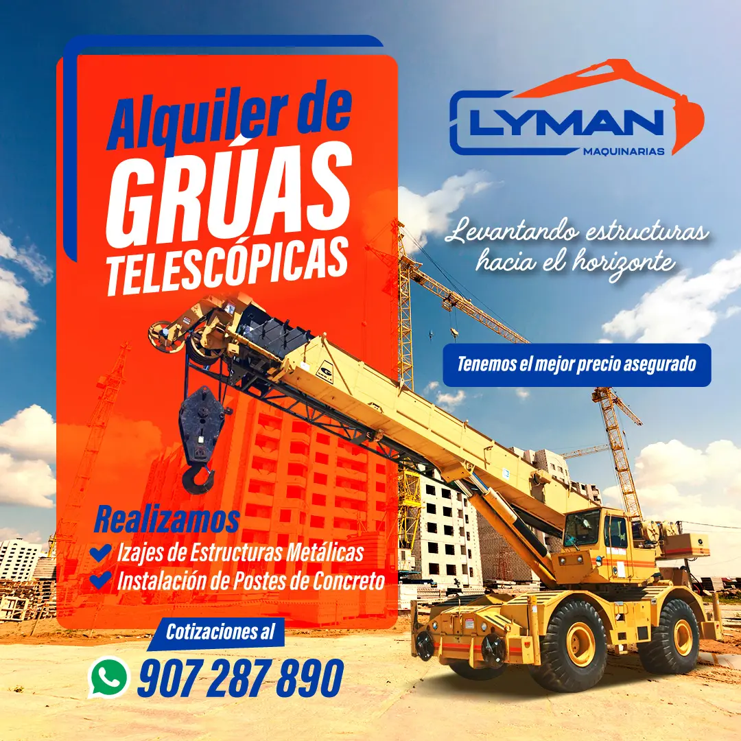 ALQUILER DE GRÚAS TELESCÓPICAS