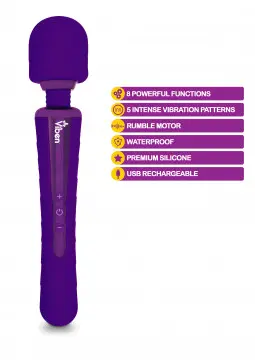  Vibrador varita masajeador violeta