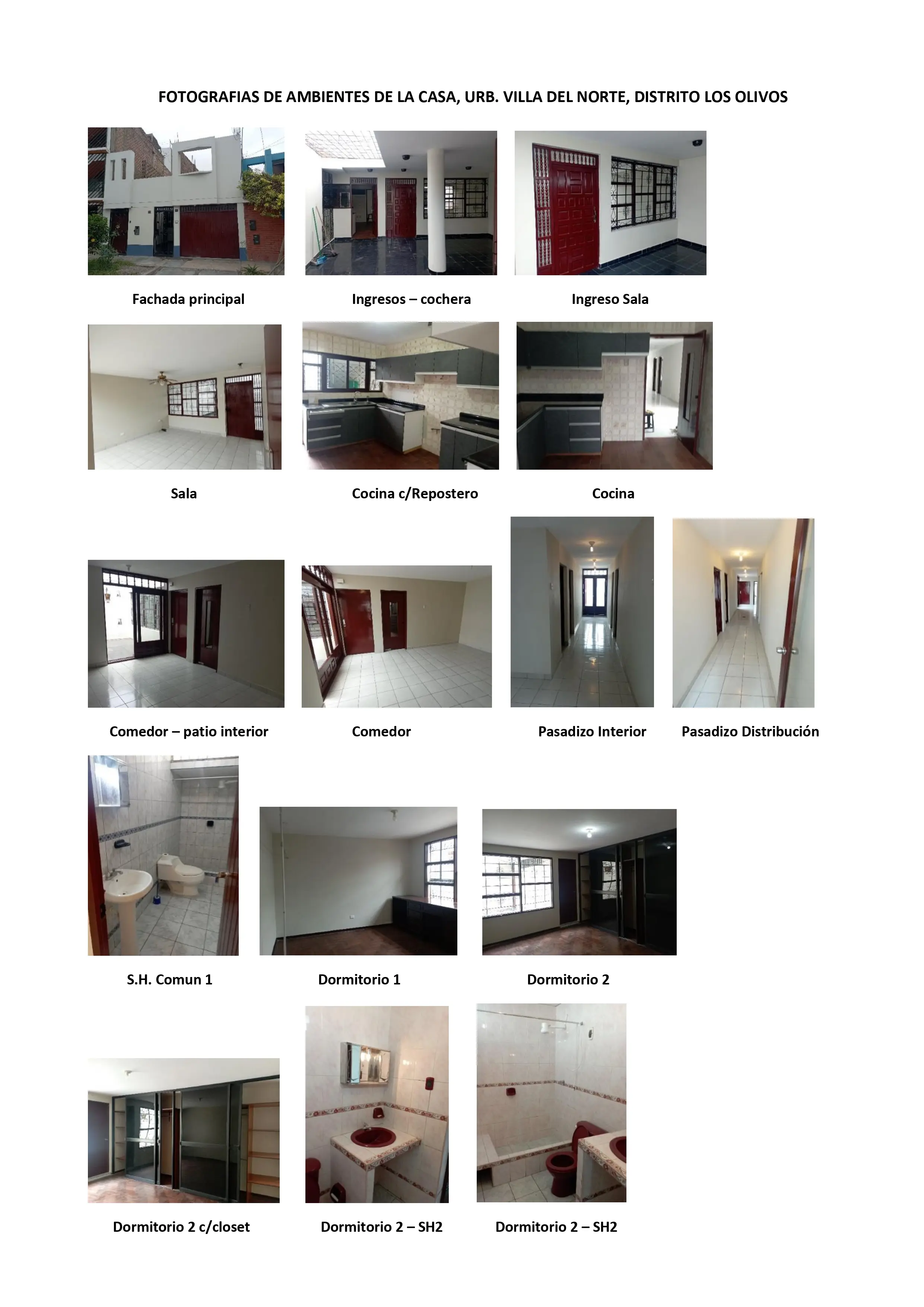 CASA en Urb. Villa del Norte Distrito Los Olivos