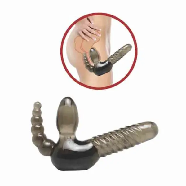 VIBRADOR DOBLE STRAPLES ON