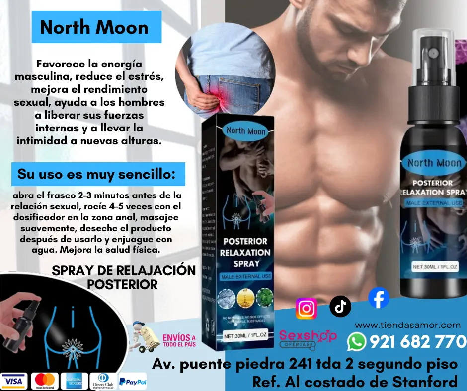 Spray de relajación posterior North Moon PUENTE PIEDRA 