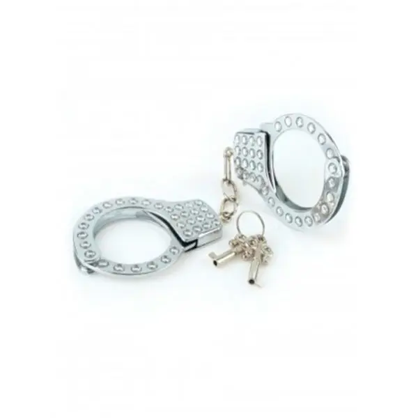 FETISH CUFFS DE LUJO PLATEADO 