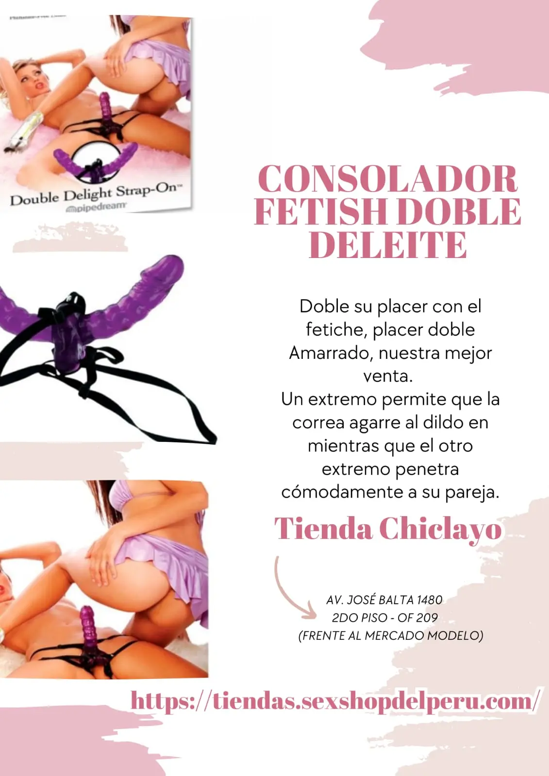 CONSOLADOR FETISH DOBLE DELEITE