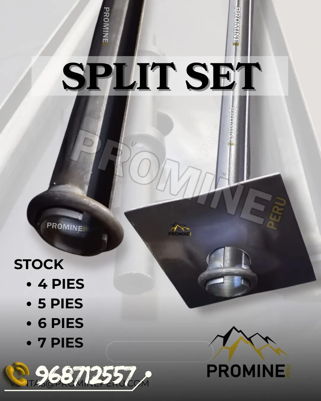 SPLIT SET DE SOSTENIMIENTO MINERO
