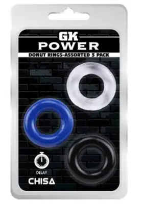 ANILLOS RETARDANTE DE DONUT STAY HARD PACK 3 