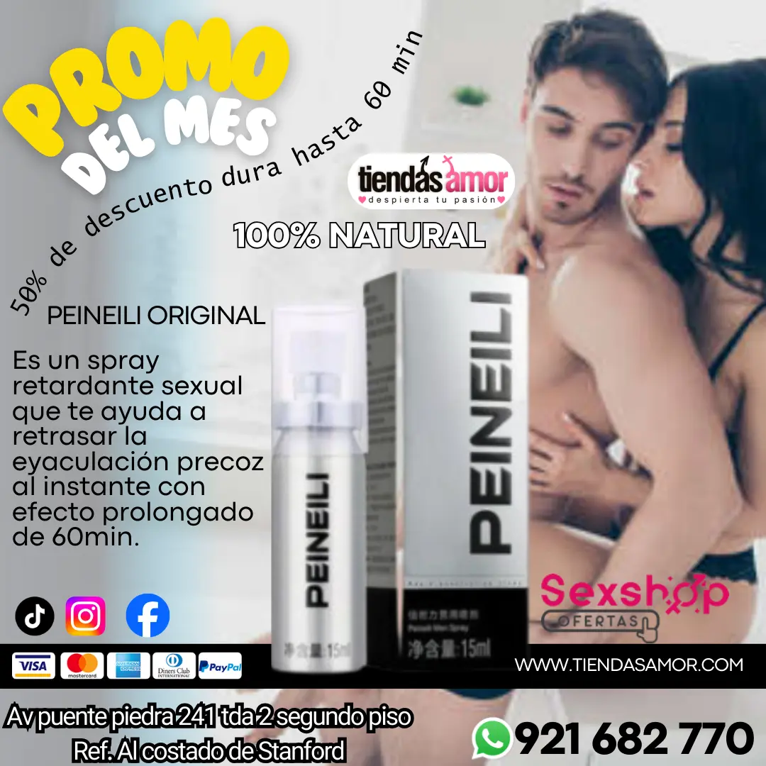 Peineili retardante Juguetes Lencería Potencia Sexual Exit