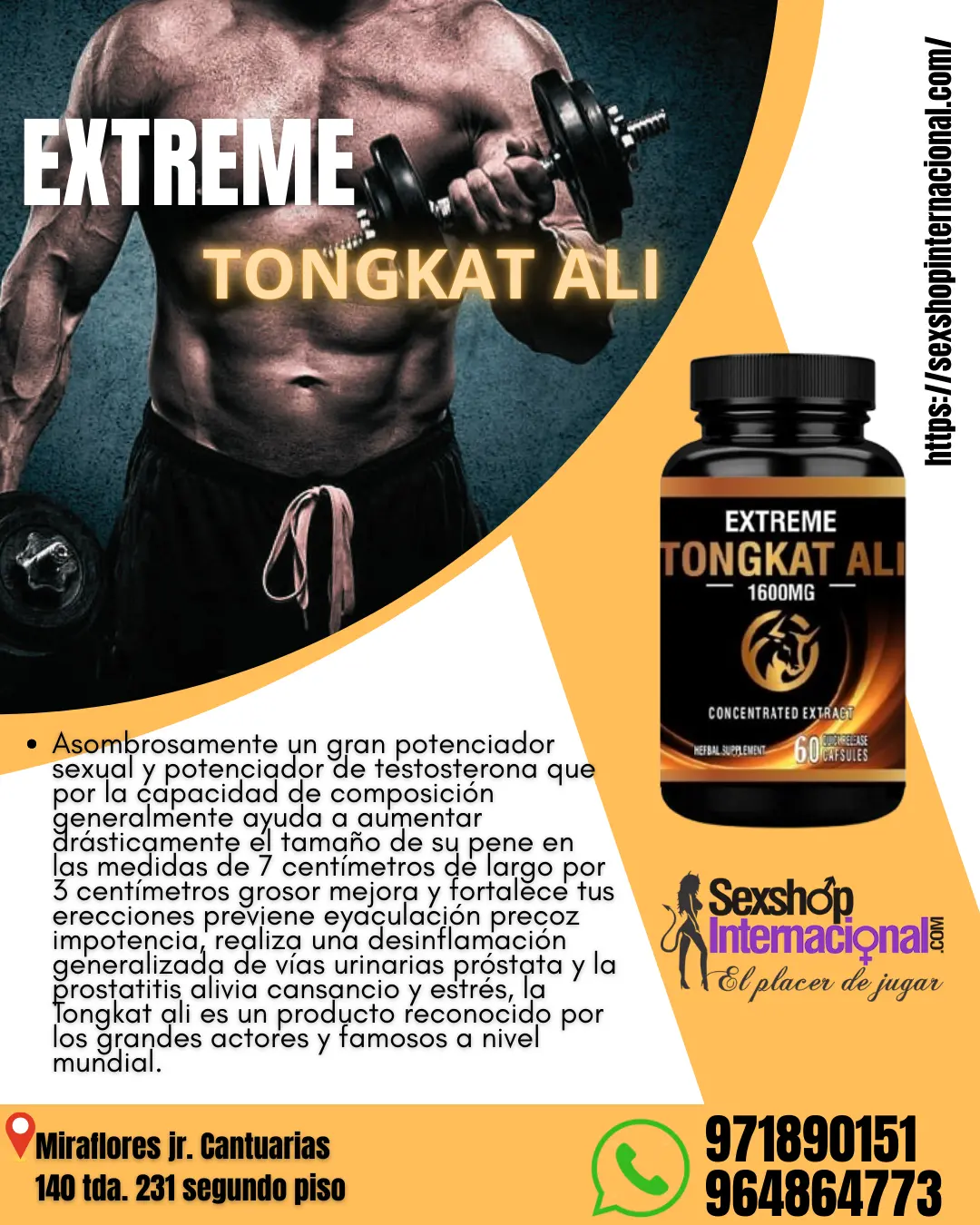 TIENDA EROTICA EN LINCE POTENCIADOR SEXUAL BIO PROST