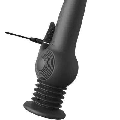 Vibrador Extremo Pogo Action Fantasy Negro