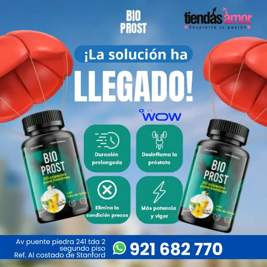 BioProst 30 Capsulas Av puente piedra 241 tda 2 segundo pis