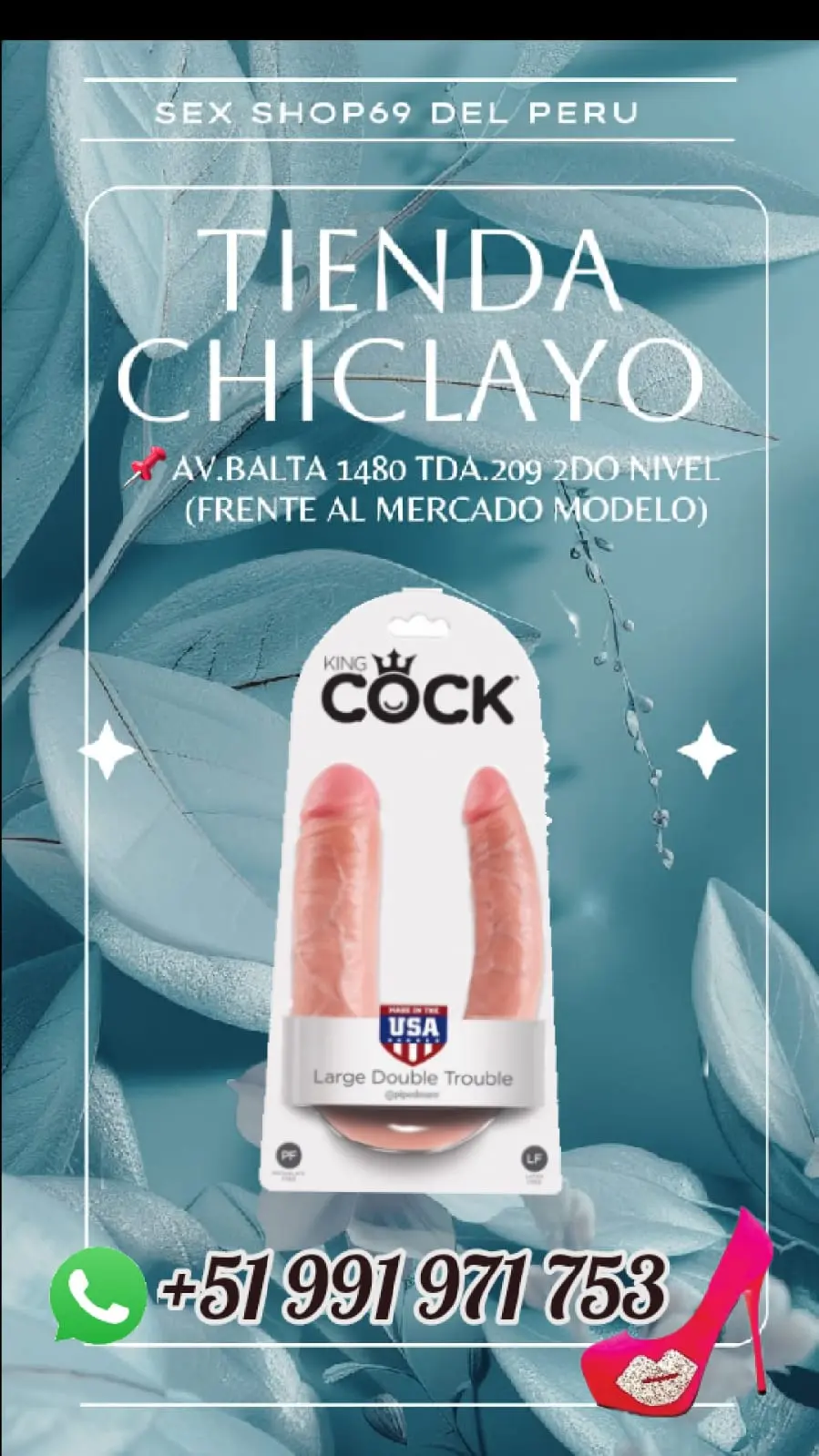 CONSOLADOR DOBLE LARGO KING COCK