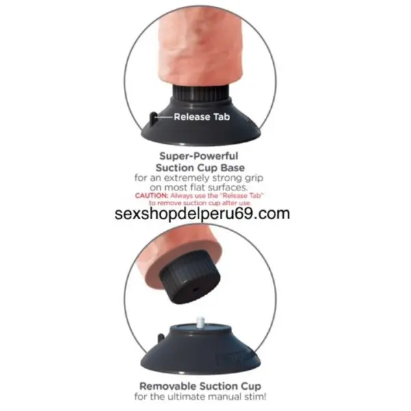 VIBRADOR REALÍSTICO KING COCK 6