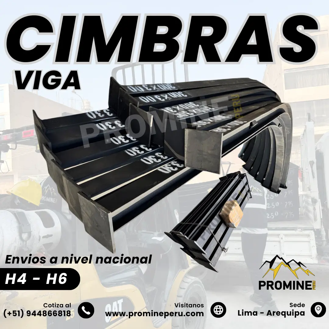 Cimbra en Viga H Arco Metálico de Sostenimiento