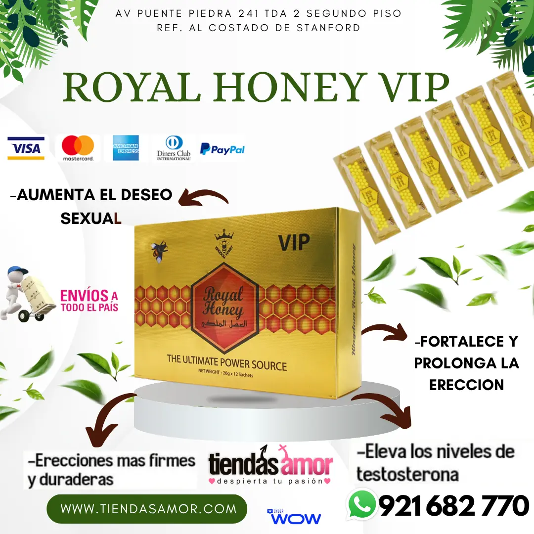 Royal Honey Vip Vibradores Preservativos Fetish y Bondage 