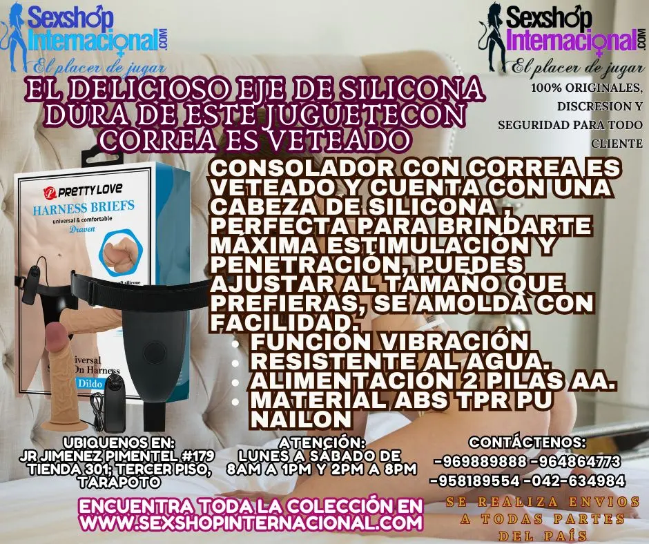 El delicioso eje de silicona de este juguete cuenta con una 