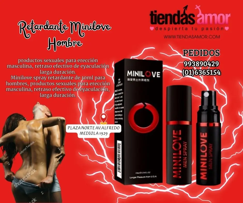 RETARDANTE MASCULINO MINI LOVE